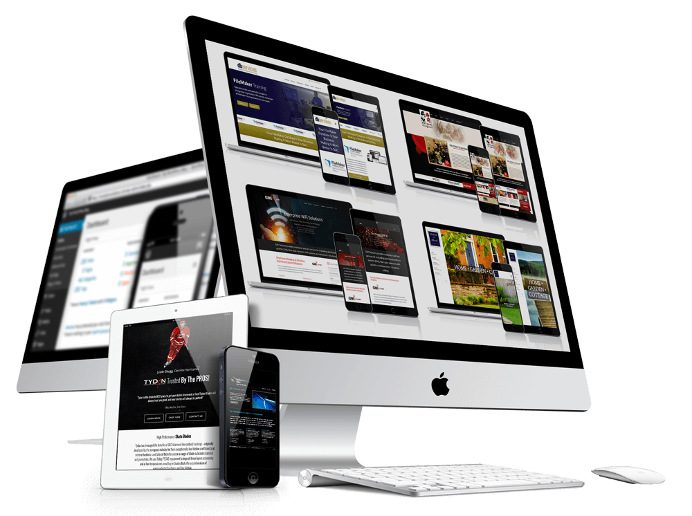 ...by creating stunning, professional websites. 